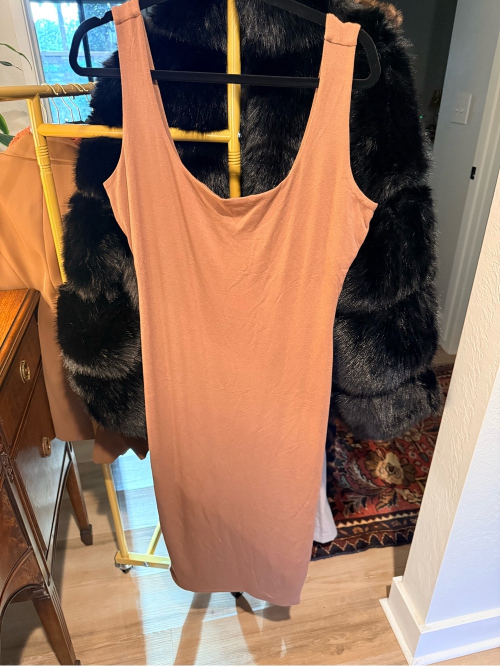 Naked wardrobe midi dress 2X bodycon